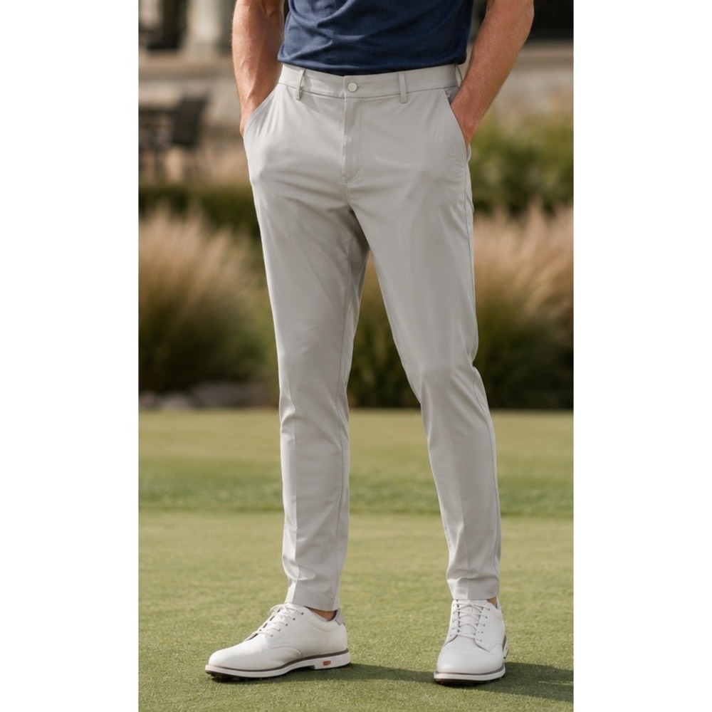 Jack Archer Jetsetter Tech Pants 38 x 30 Stone Golf Travel Performance Stretch